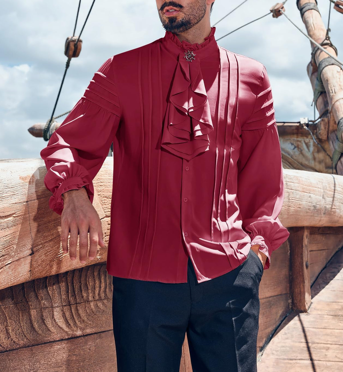 Men's Medieval Renaissance Poet Shirt — Pirate & Victorian Style