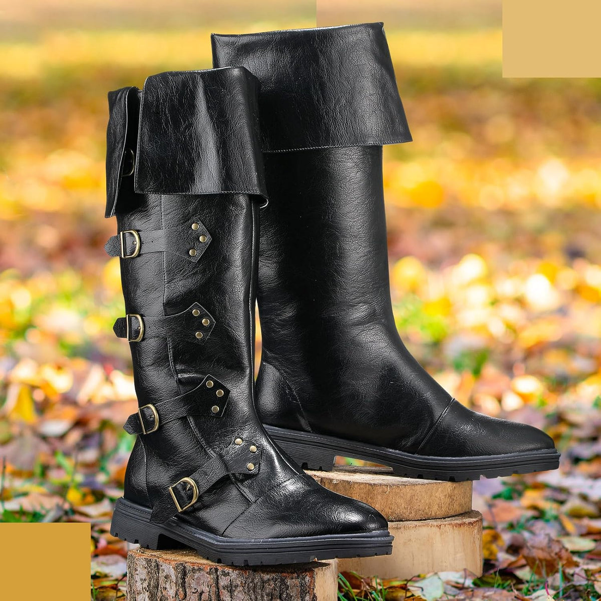 Medieval Pirate Boots for Men Women Renaissance Boots