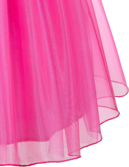 Pink Princess Costume for Girls Dress Up